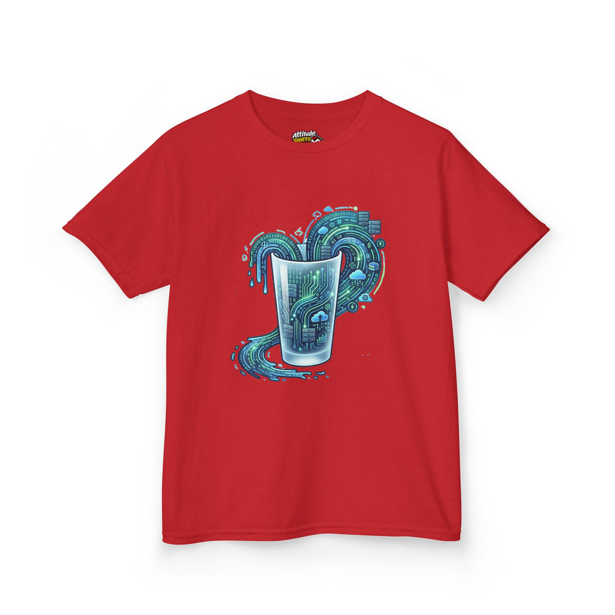 "Glass of Data" Kids Tee