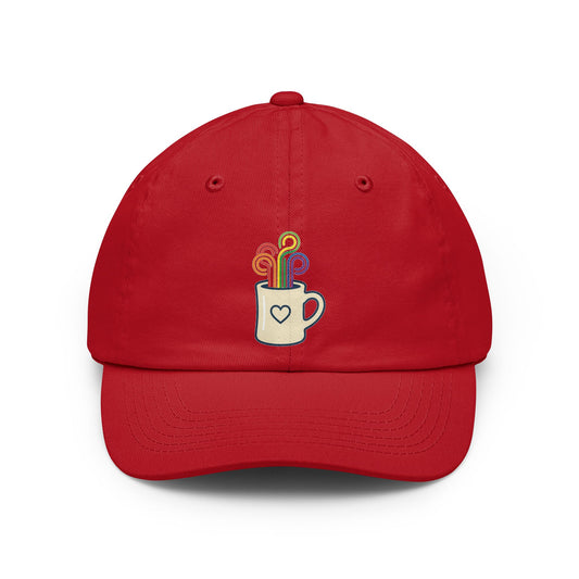 Color: Red | Strong Loud Extra Steamy Dad Hat