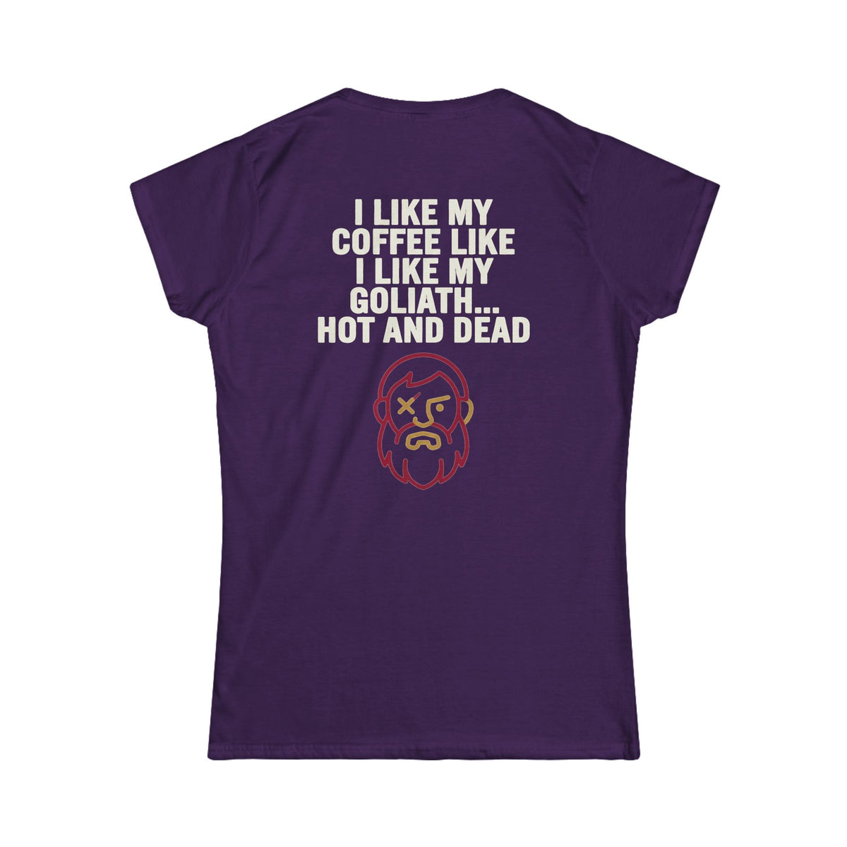 Color: Purple | Good Book Series Coffee Hot and Dead Women's Tee