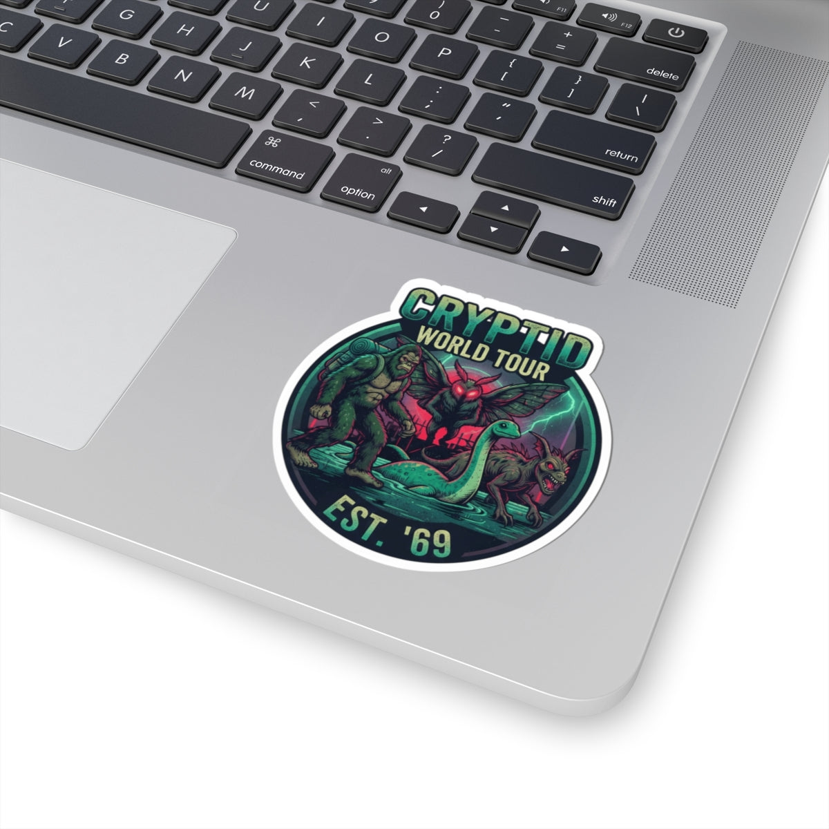 "Puzizia (Global-Cryptid Mashup) Cryptid World Tour" Sticker