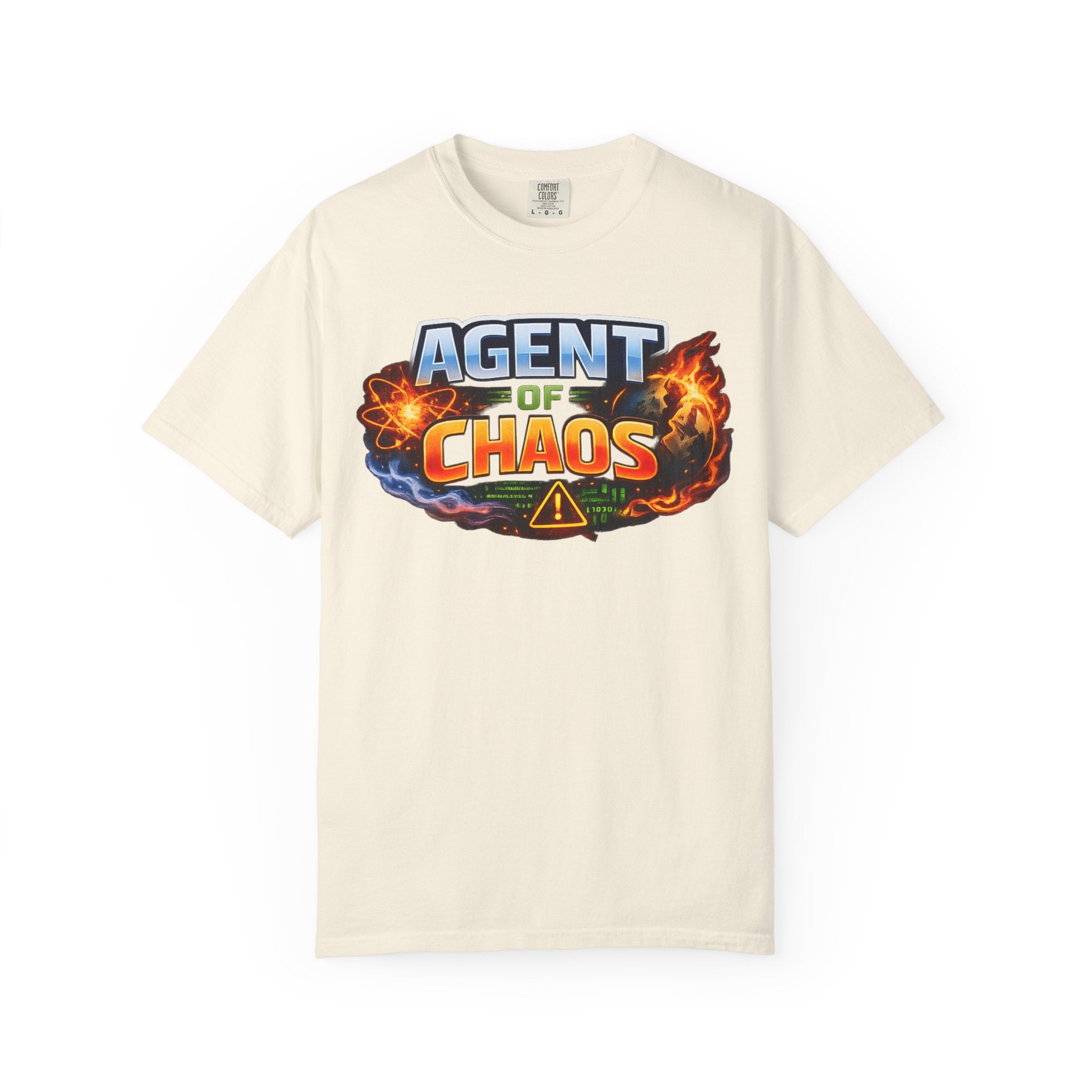 "Agent of Chaos" Unisex Garment-Dyed Tee