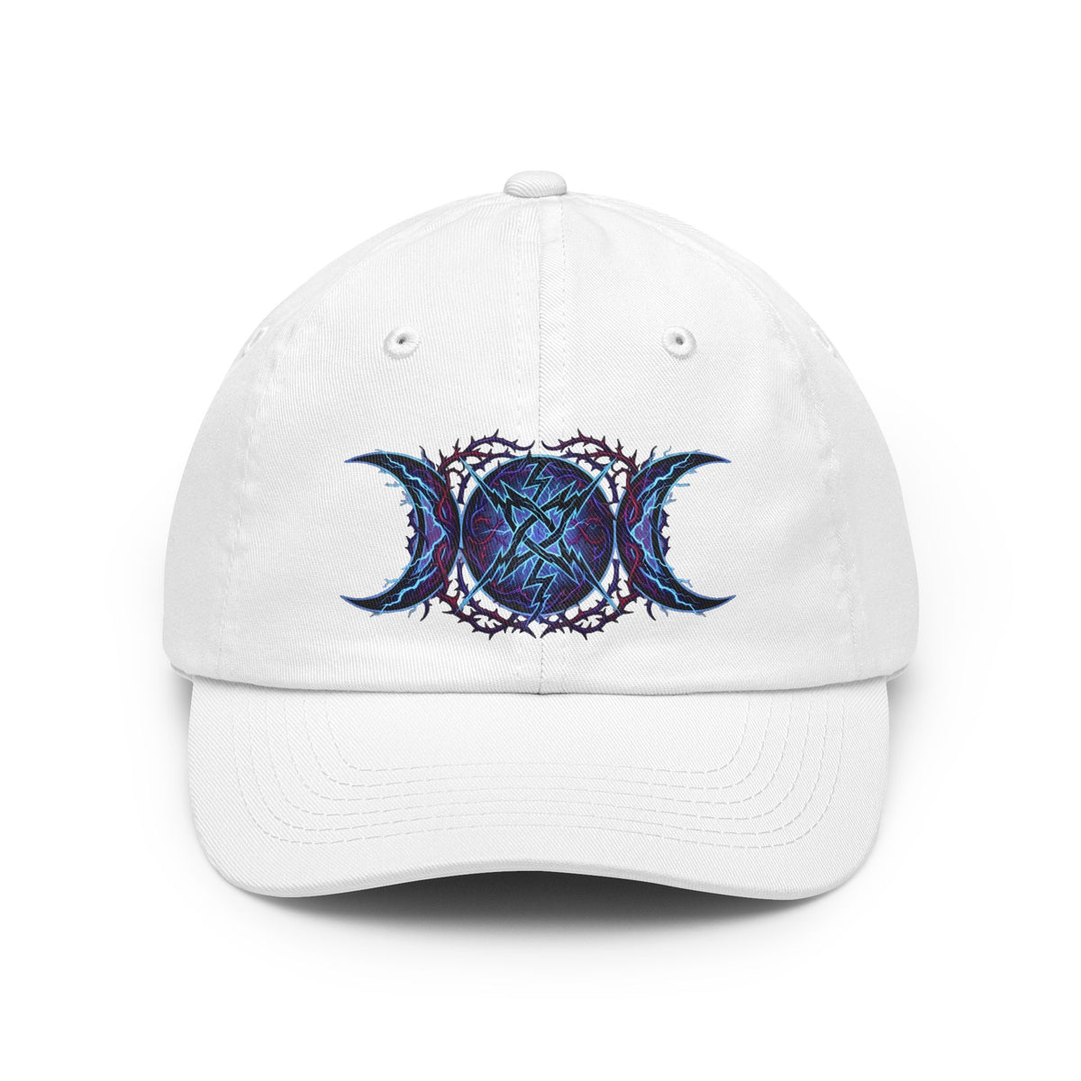Color: White | Triple Goddess Tempest Dad Hat