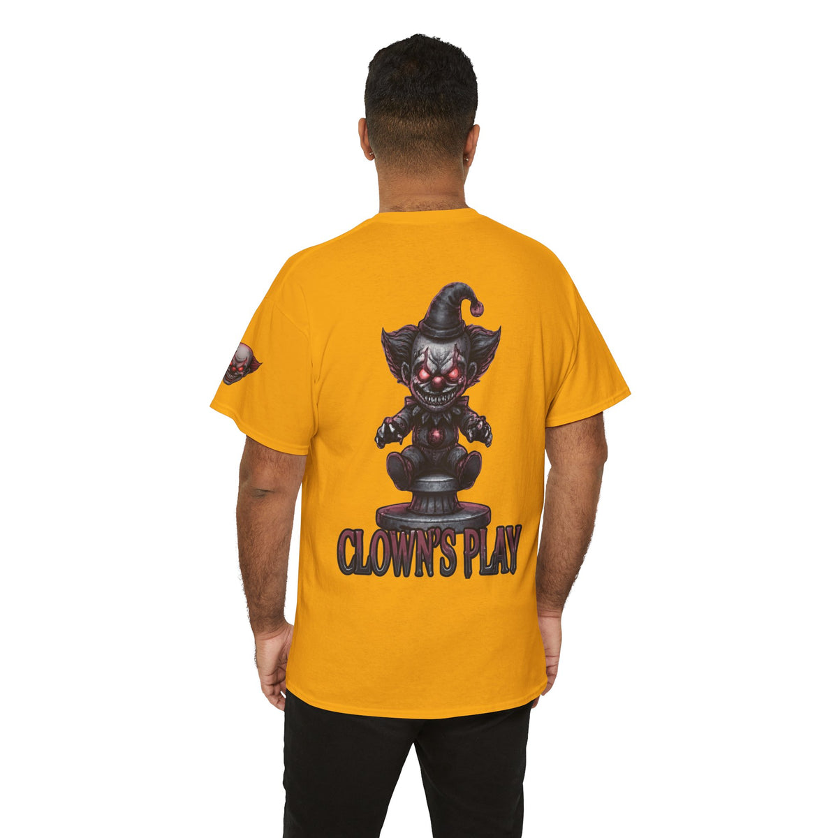 Color: Gold | Clown Play Premium Graphic Tee
