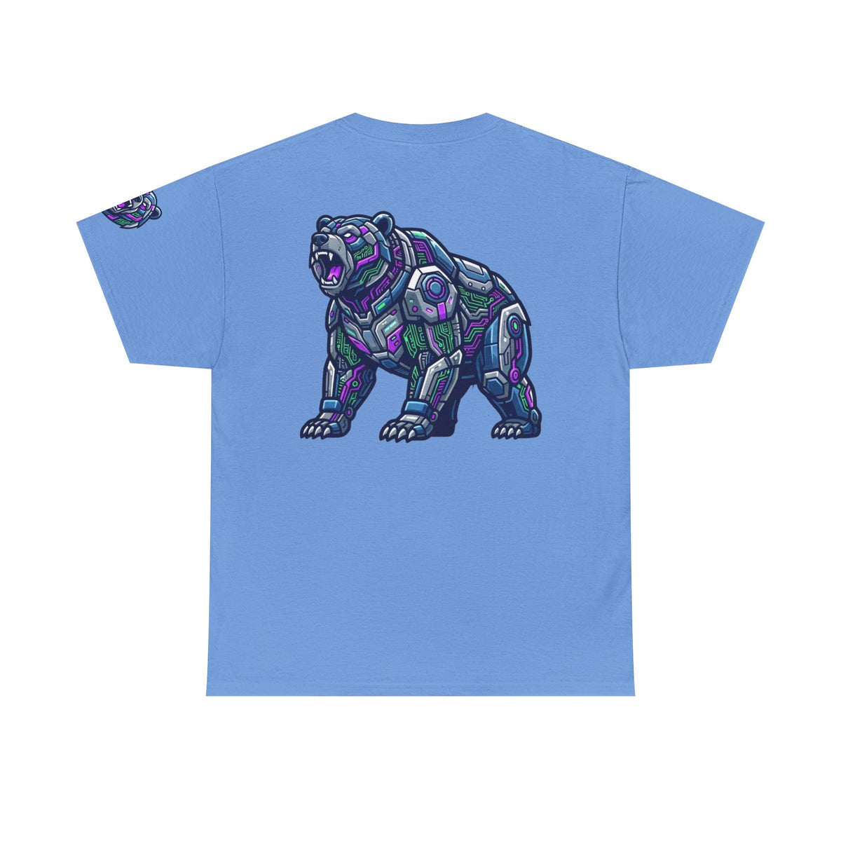 Color: Carolina Blue | Cyber Bear Premium Graphic Tee