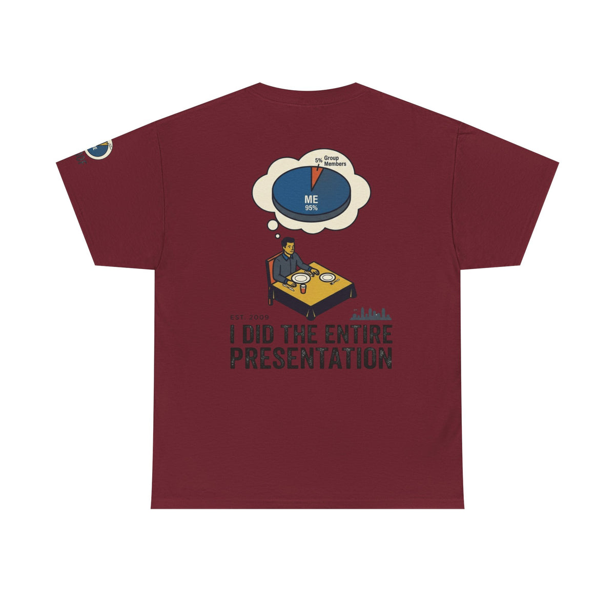 Color: Garnet | I Did the Presentation Premium Graphic Tee