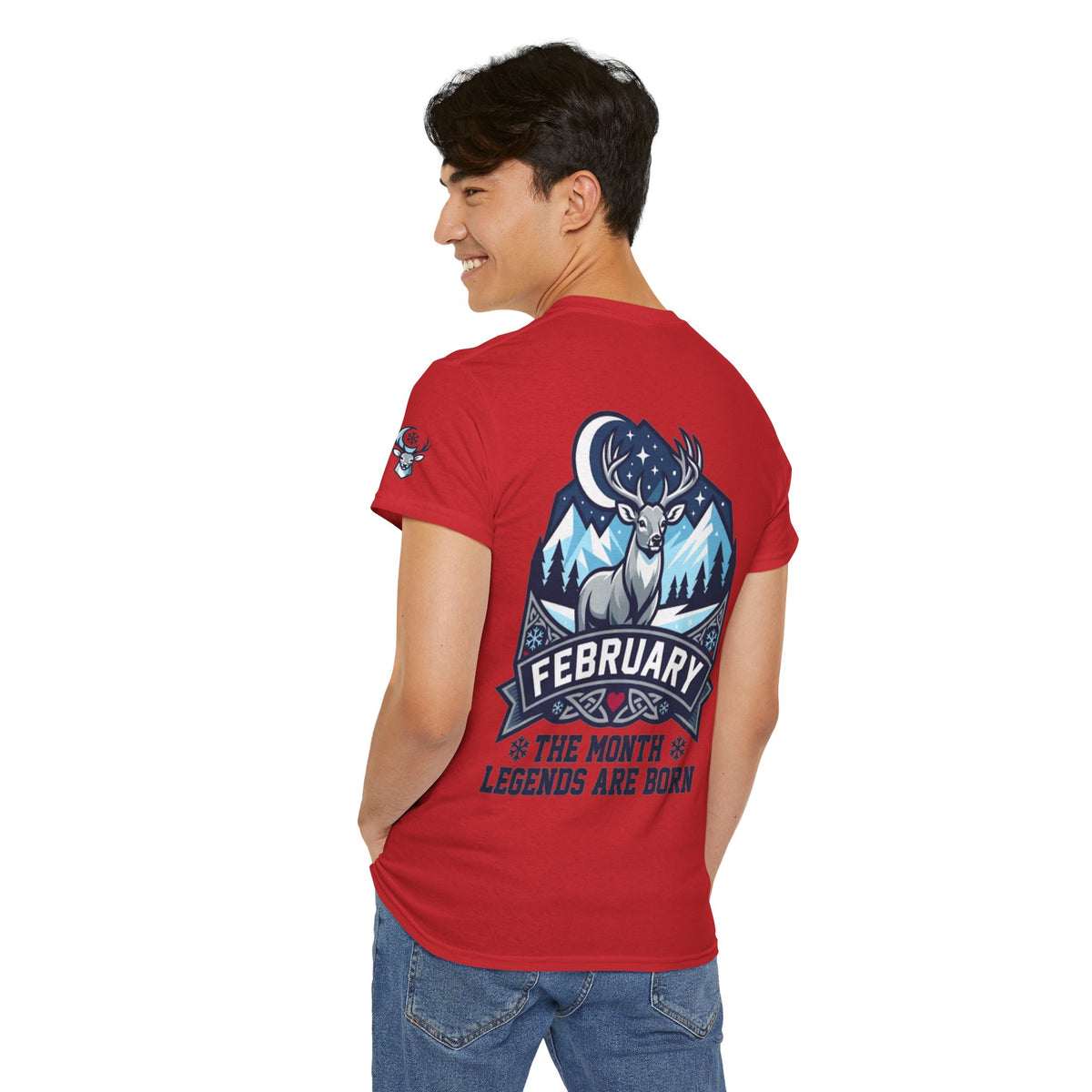Color: Red | February Legend Premium Graphic Tee