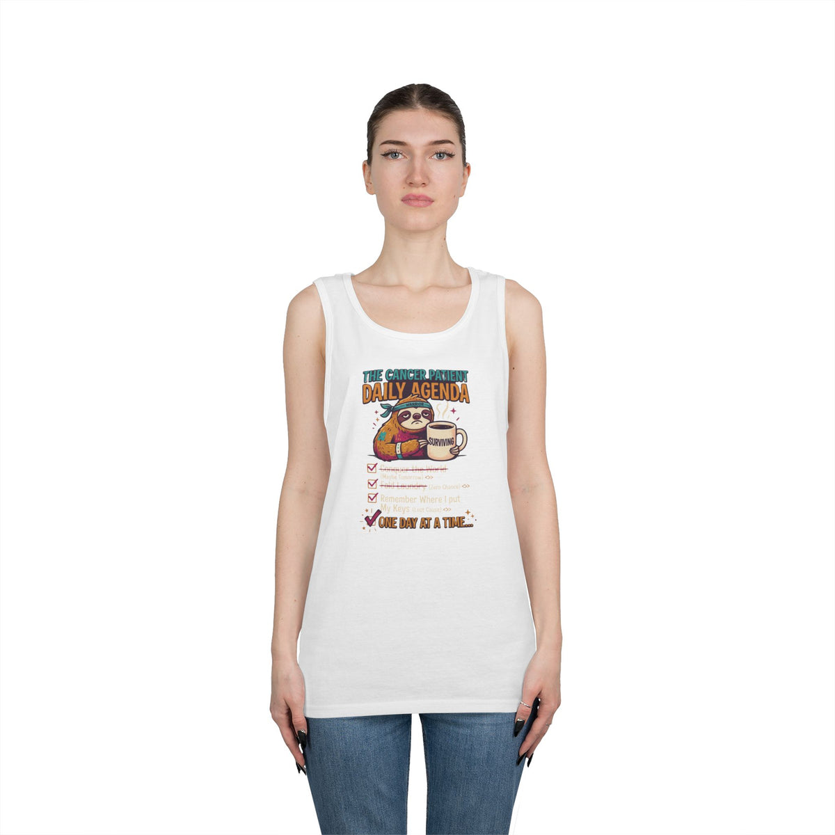 "Cancer One Day At A Time" Tank Top
