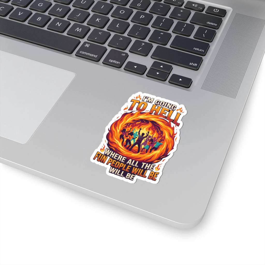 "I'm Going to Hell" Sticker — Main