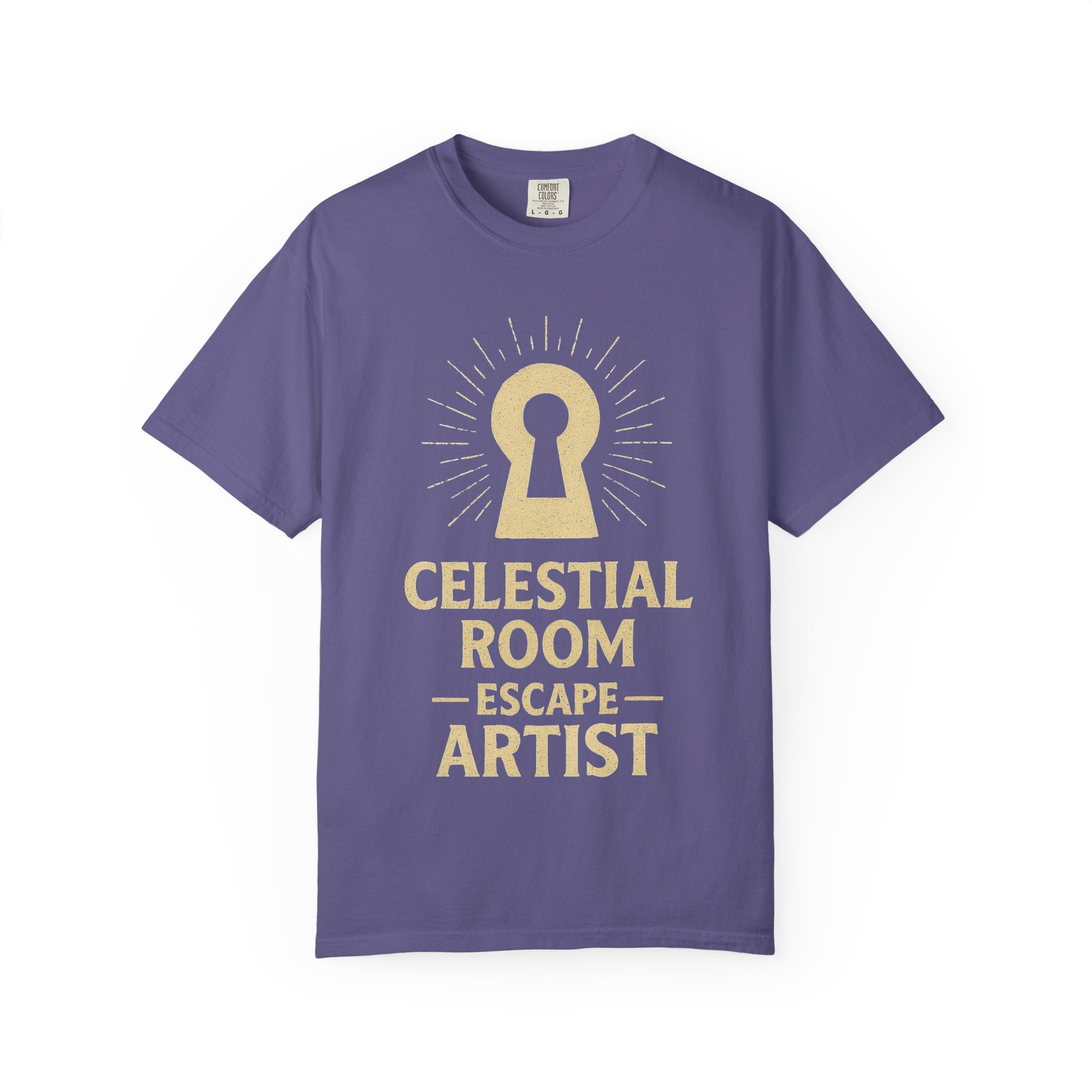 "Celestial Room Escape Artist" Unisex Garment-Dyed T-shirt