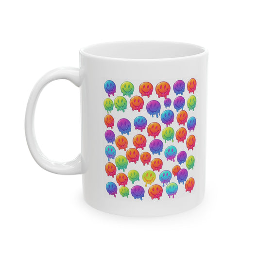 "Melting Hot" White Ceramic Mug