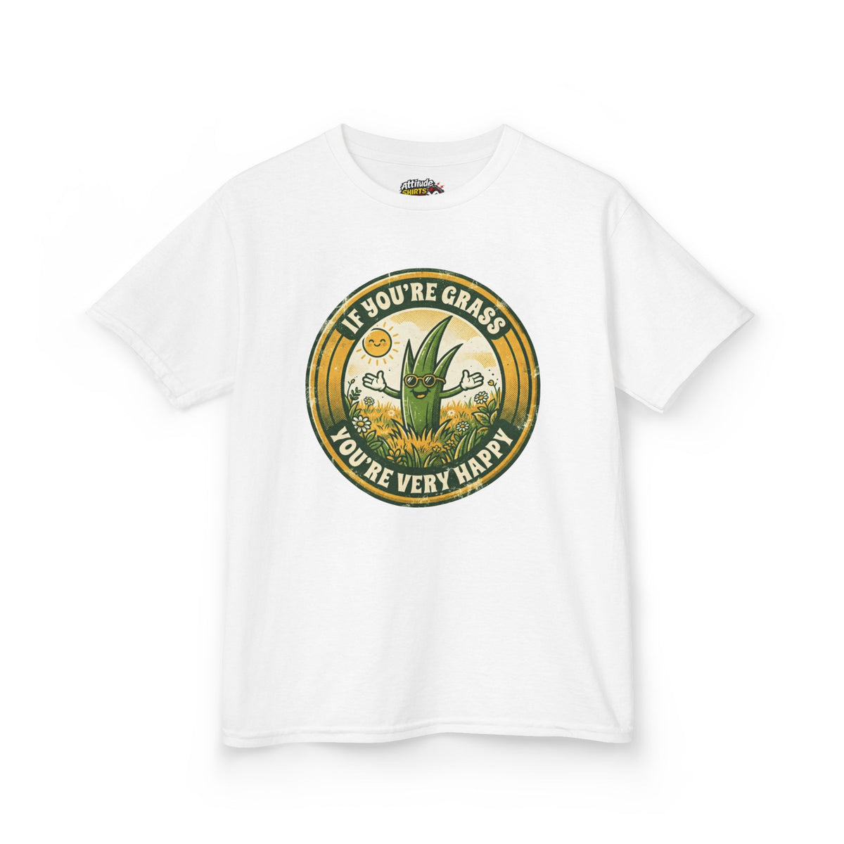 "If You're Grass You're Very Happy" Kids Tee