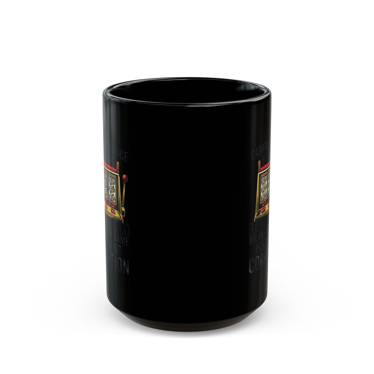 "Protest Series - Get Money Out Of Politics" Black Ceramic Mug