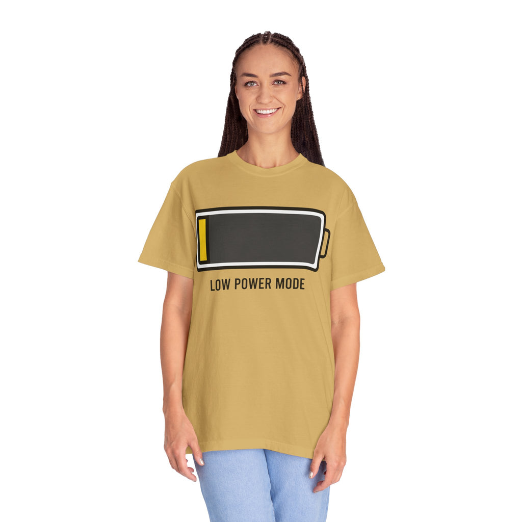 "Low Power Mode" Unisex Garment-Dyed Tee