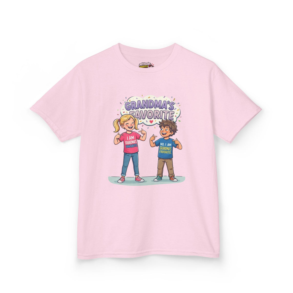 Color: Light Pink | Grandma's Favorite Kids Tee