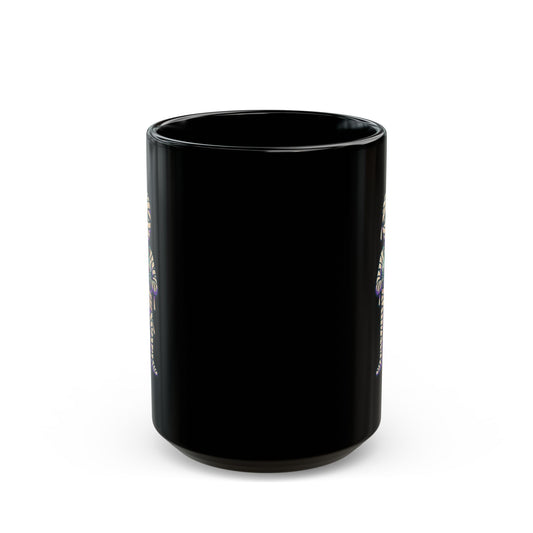 "Mummy" Black Ceramic Mug