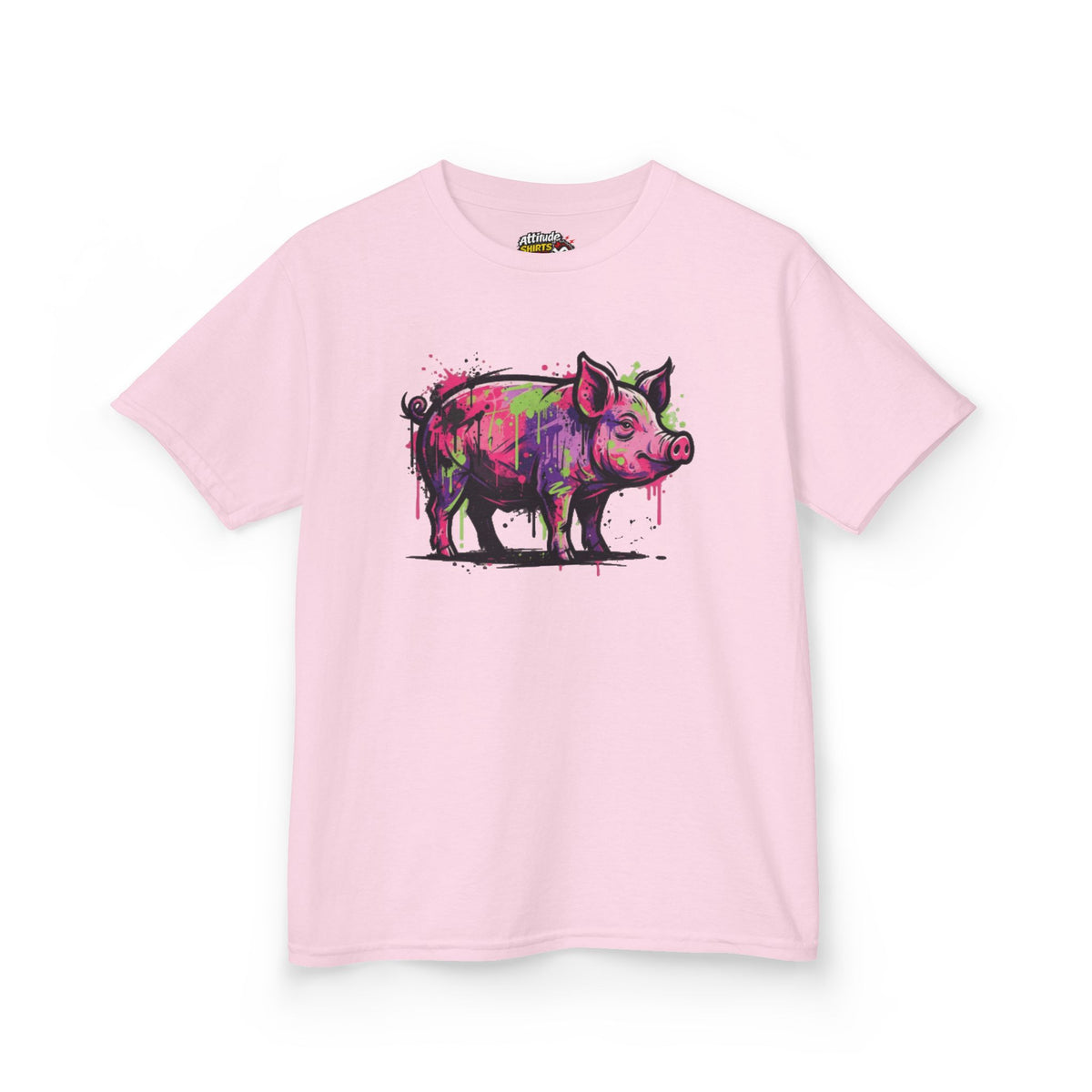 Color: Light Pink | Barnyard Pig Kids Tee