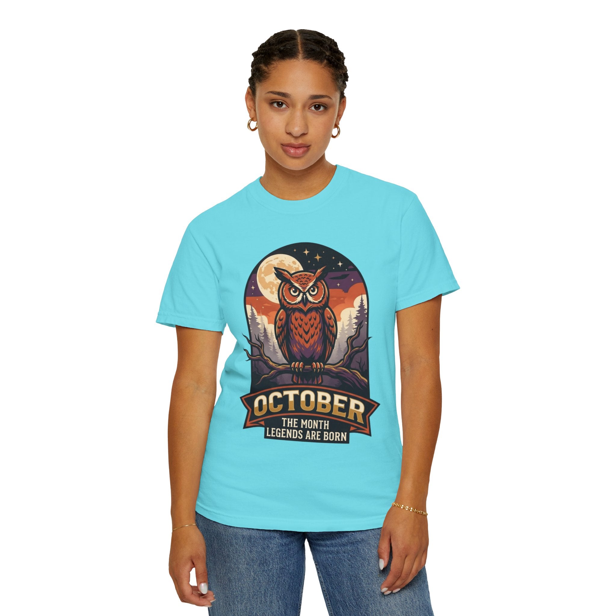 "October Legend" Unisex Garment-Dyed Tee