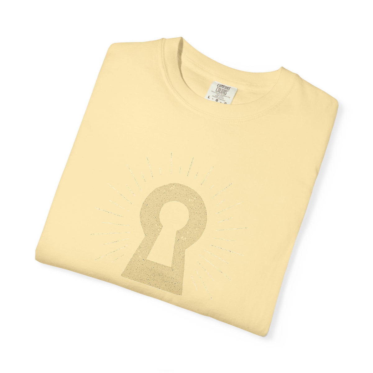 Color: Banana | Celestial Room Escape Artist Unisex Garment-Dyed T-shirt