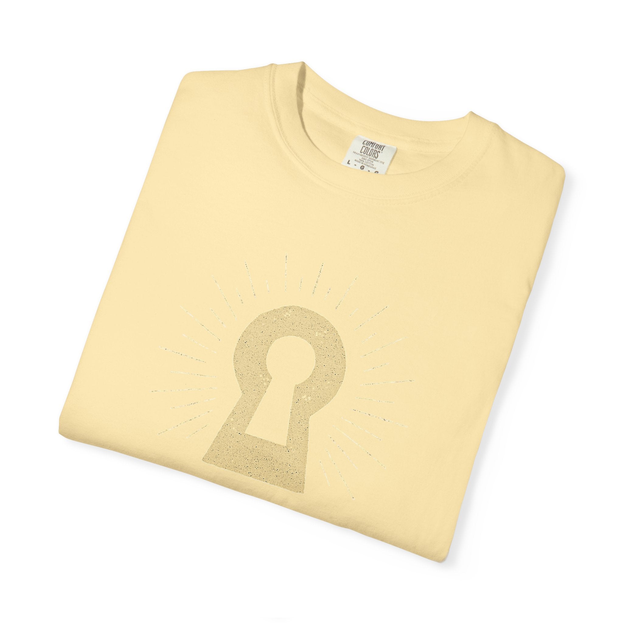 "Celestial Room Escape Artist" Unisex Garment-Dyed T-shirt