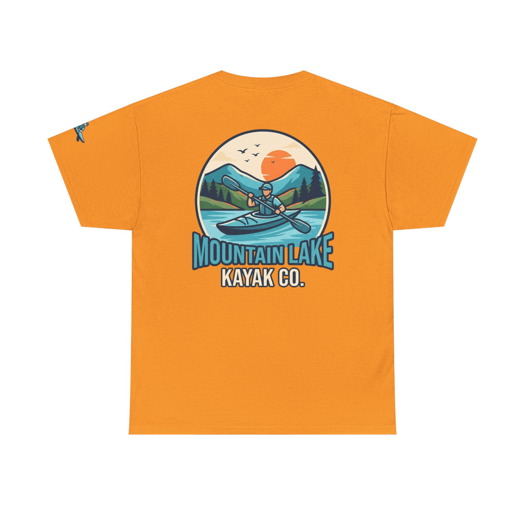 "Mountain Lake Kayak" Premium Graphic Tee