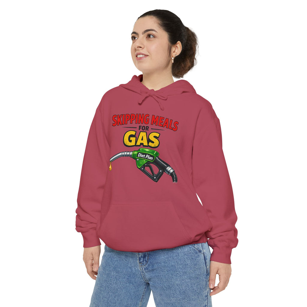 My Gas Diet Plan | Garment-Dyed Hoodie — AttitudeShirts