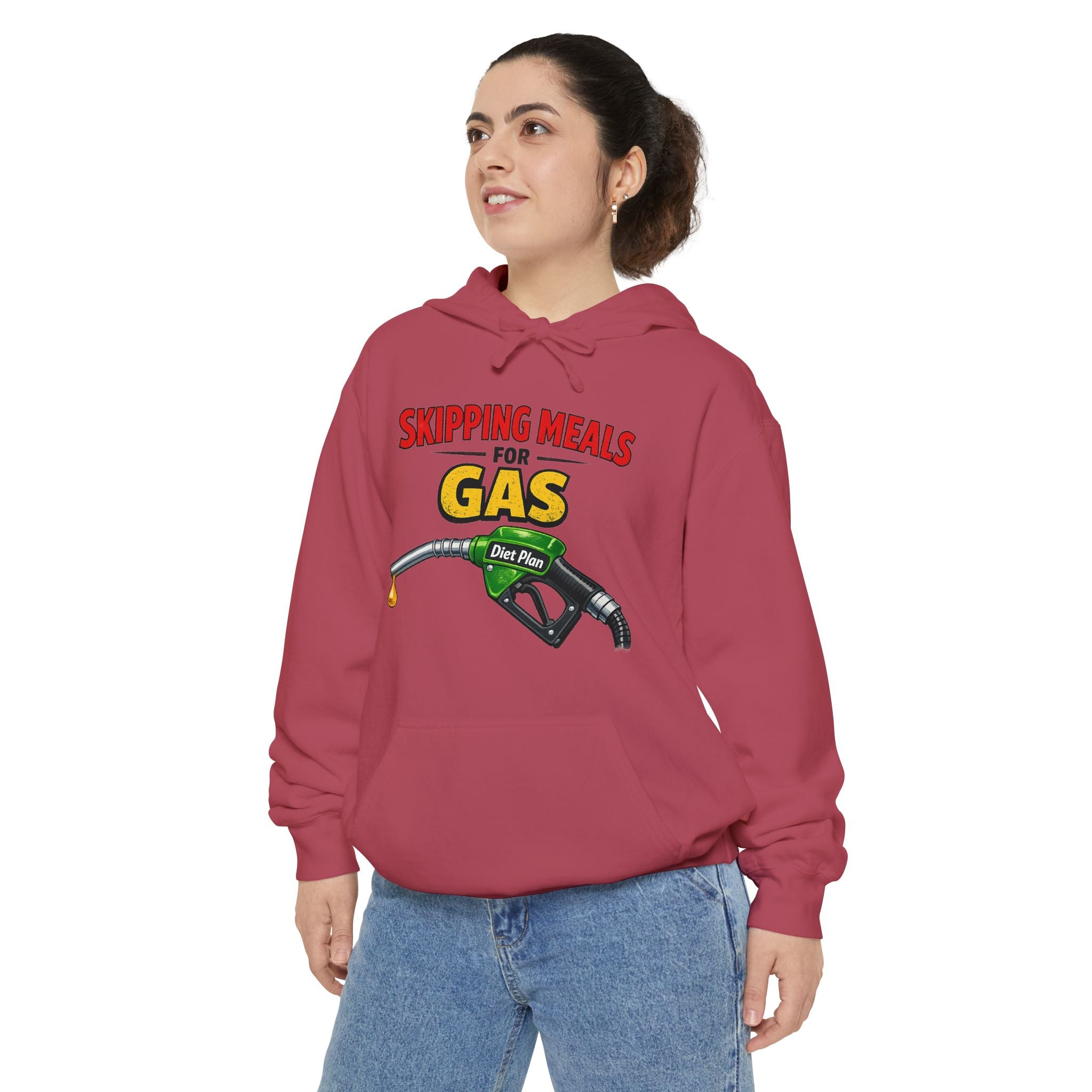 My Gas Diet Plan | Garment-Dyed Hoodie — AttitudeShirts