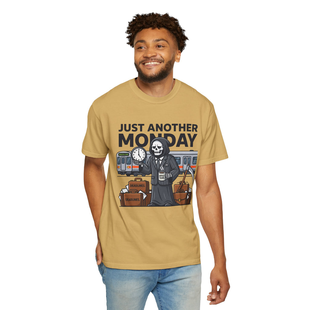 "Just Another Monday" Unisex Garment-Dyed Tee