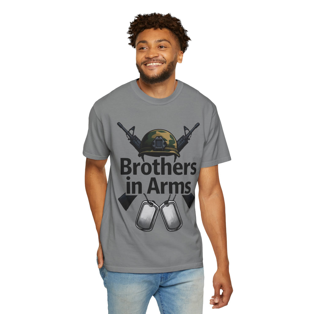 "Brothers in Arms" Unisex Garment-Dyed T-shirt