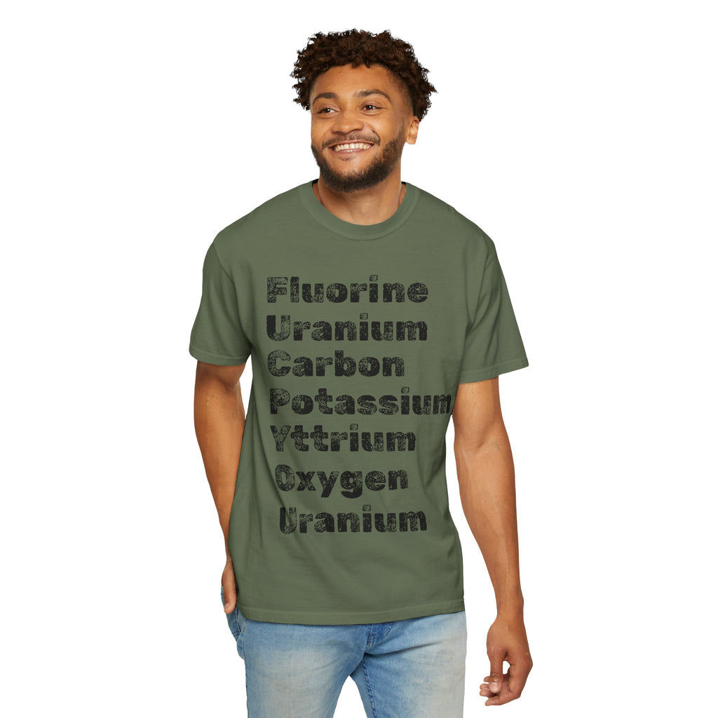 "Periodic Salt" Unisex Garment-Dyed T-shirt