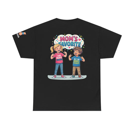 Color: Black | Mom's Favorite Premium Graphic Tee