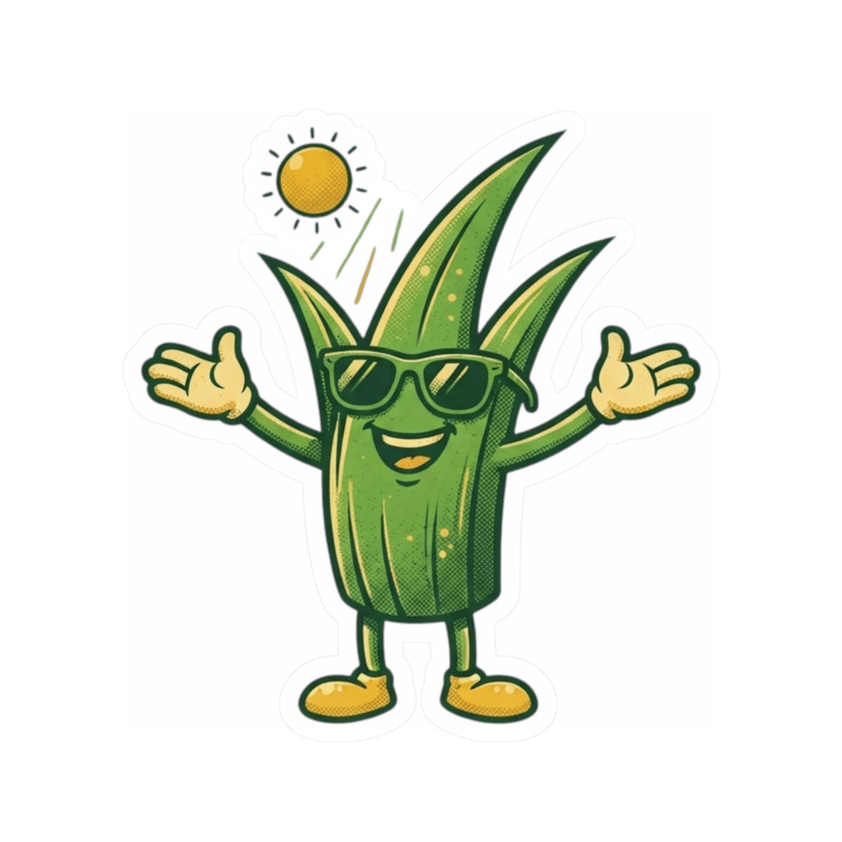 "If You're Grass You're Very Happy" Sticker