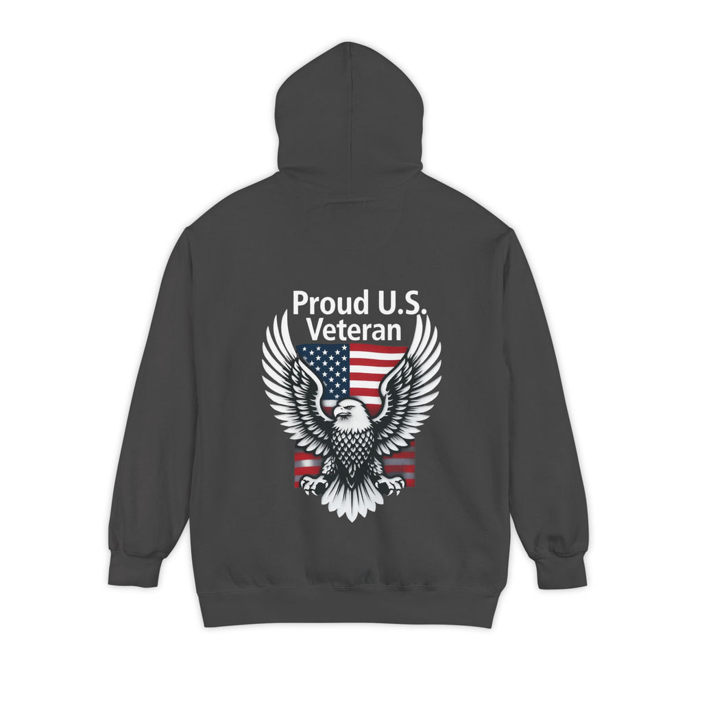 "Proud Veteran" Garment-Dyed Hoodie
