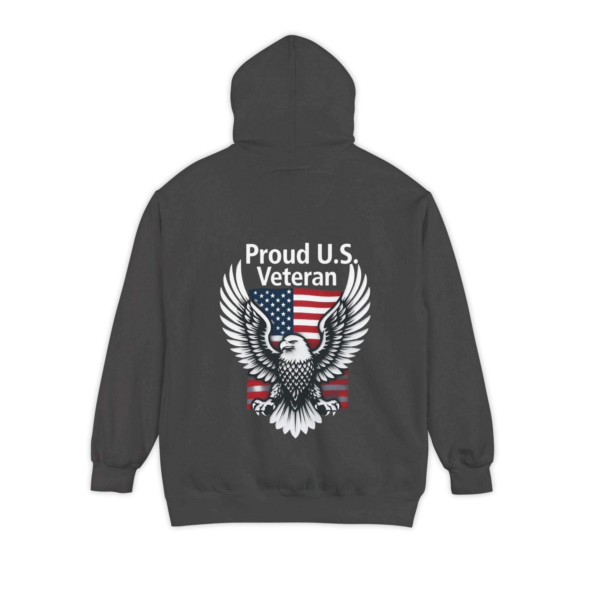 "Proud Veteran" Garment-Dyed Hoodie