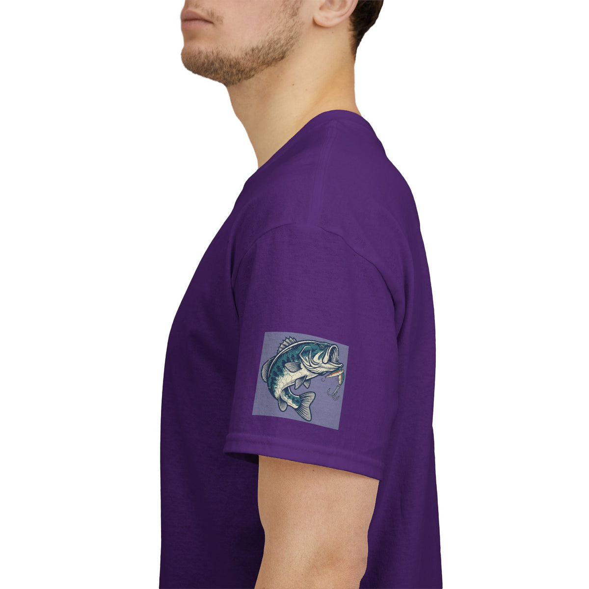 Color: Purple | Never Leave A Good Hole Premium Graphic Tee