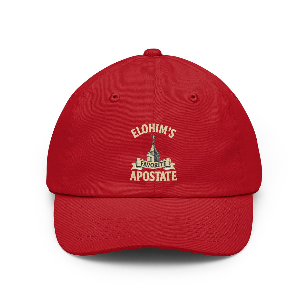 Color: Red | Elohim Favorite Apostate Dad Hat