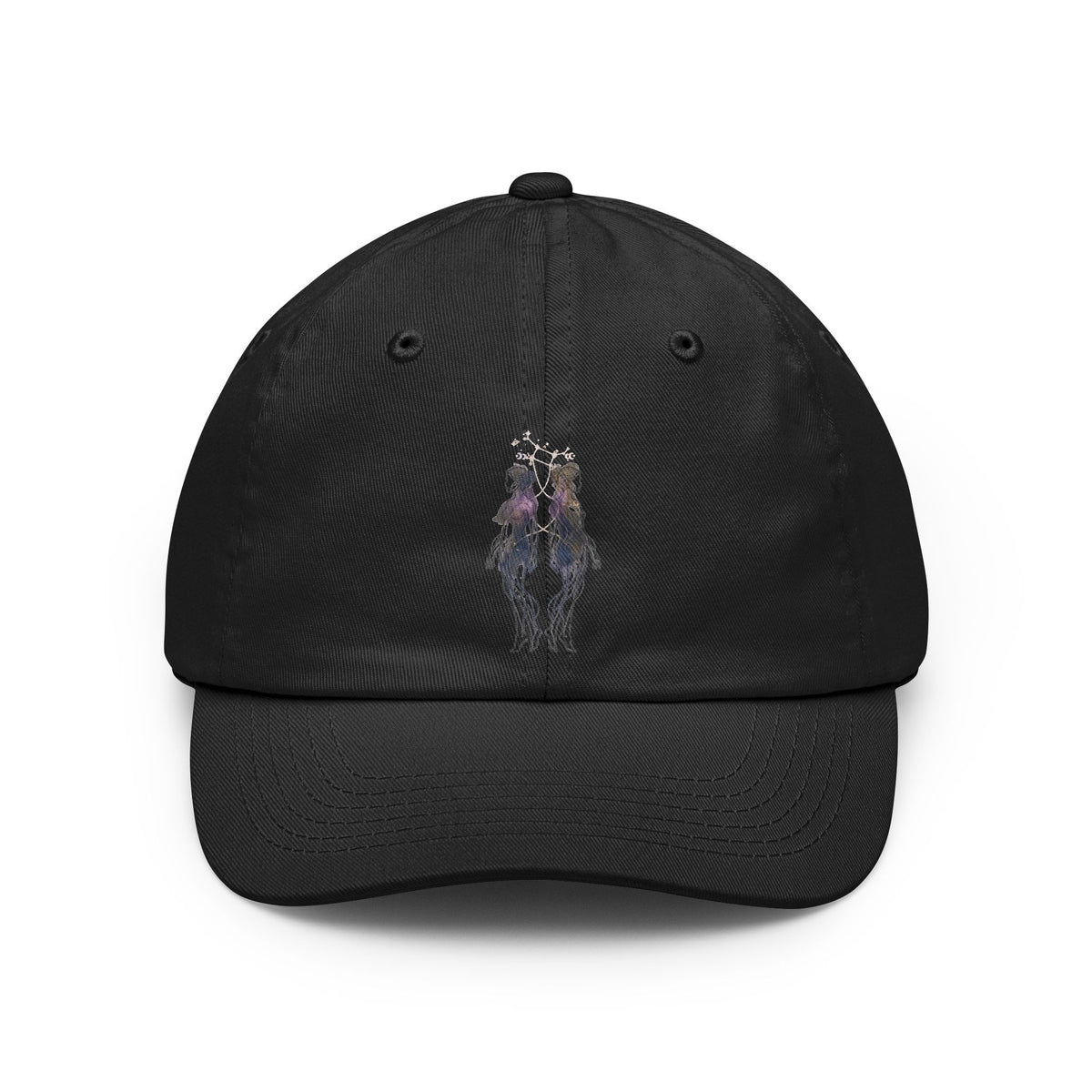 Color: Black | Gemini The Celestial Twins Dad Hat