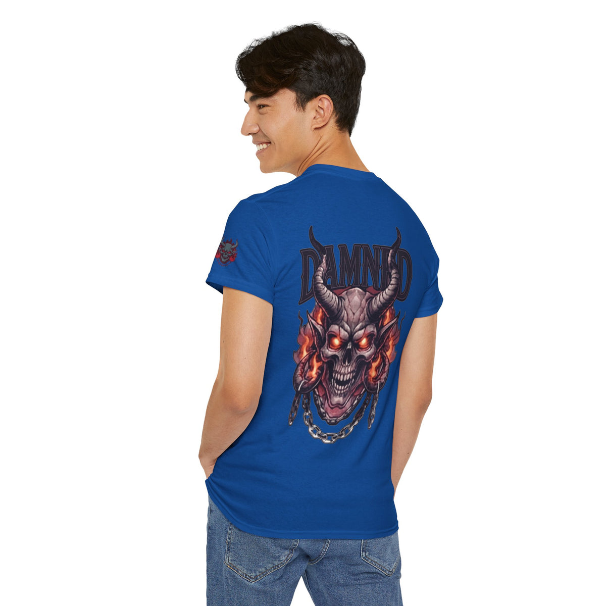 Color: Royal | Damned Premium Graphic Tee