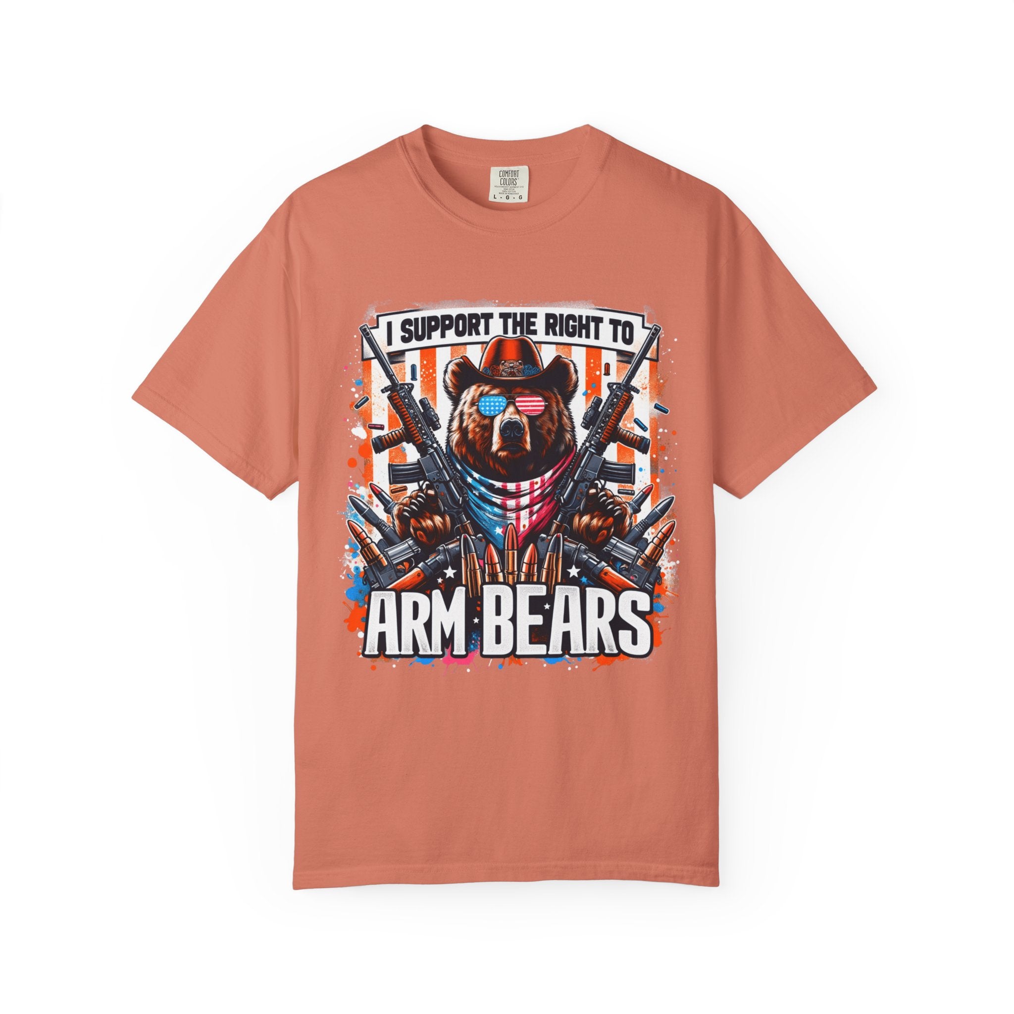 "Right to Arm Bears" Unisex Garment-Dyed T-shirt
