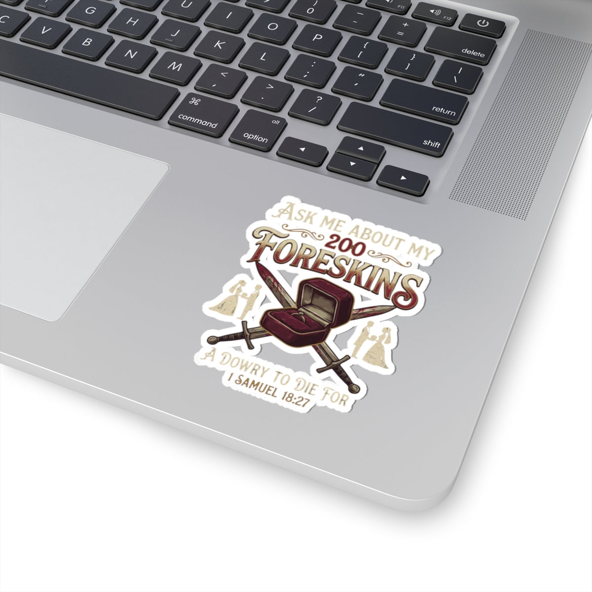 "Good Book Series 200 Foreskins" Sticker — Main