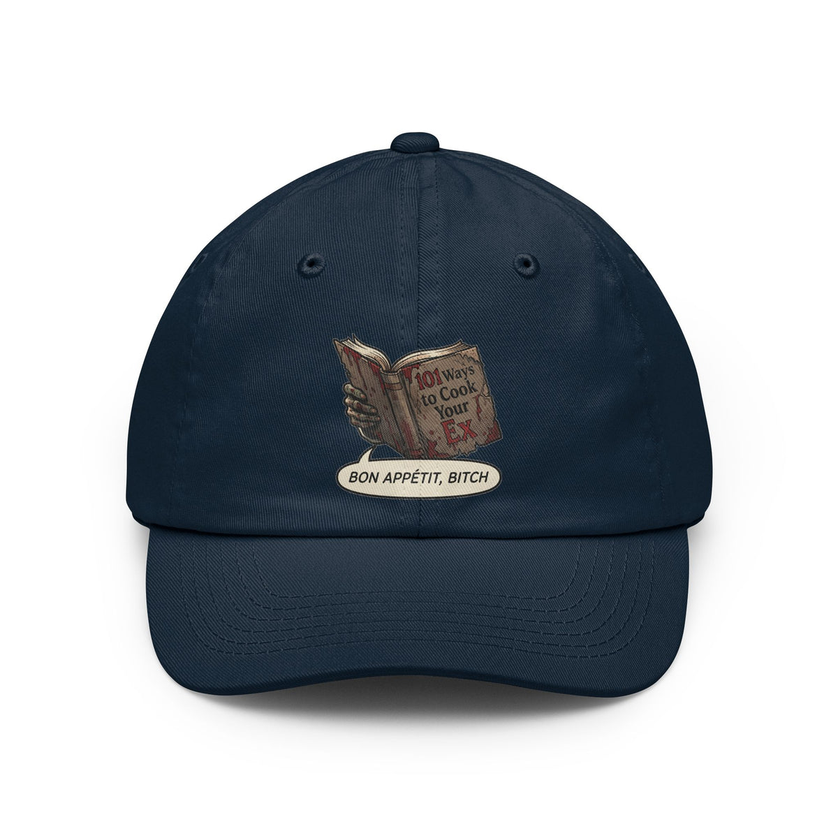 Color: Navy | Bon Appetit Bitch Dad Hat — Graphic