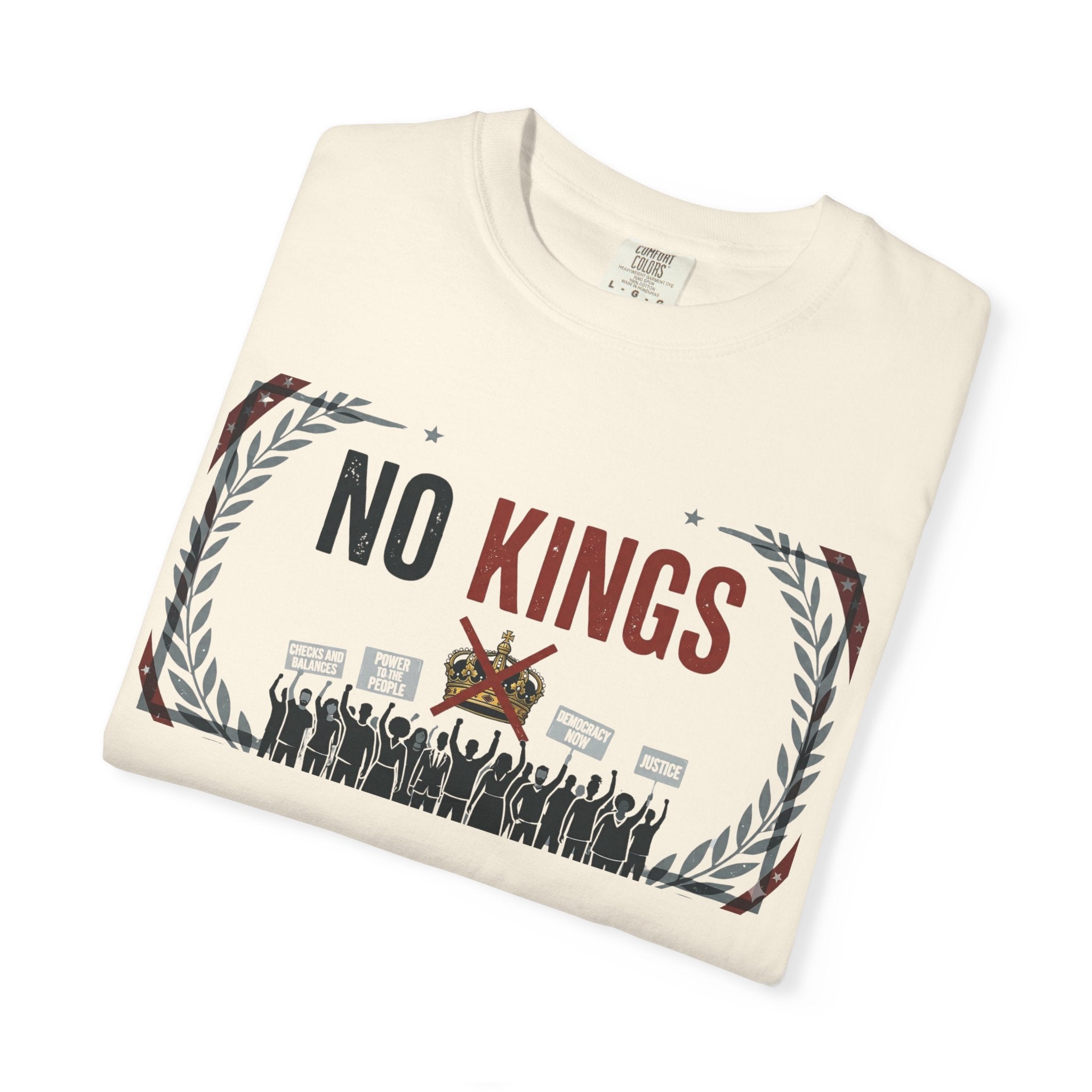 No Kings, No Masters | Garment-Dyed Tee — AttitudeShirts
