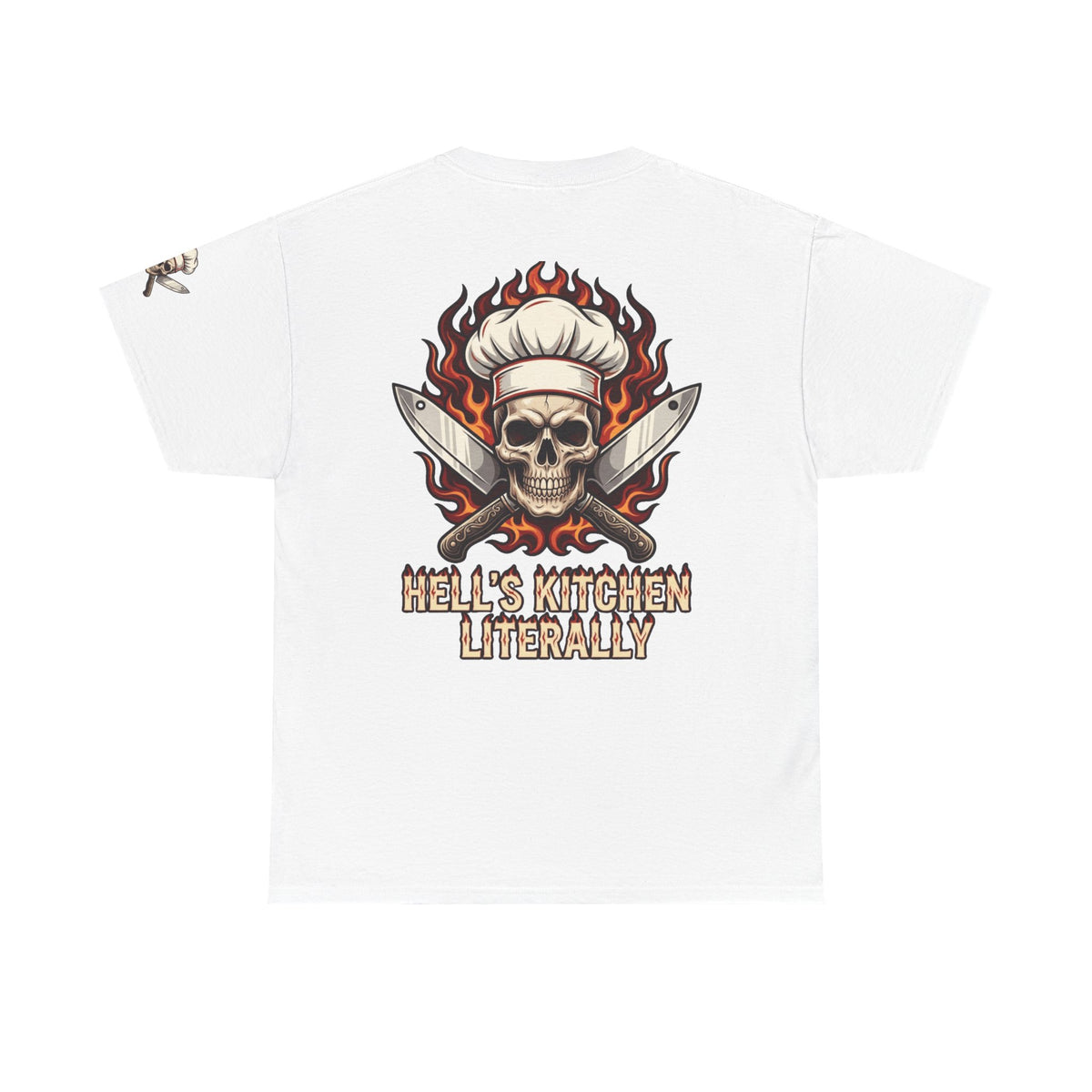 Color: White | Hell's Kitchen Literally Premium Graphic Tee