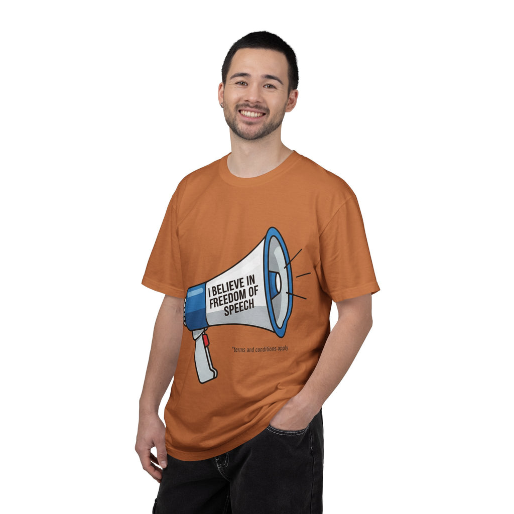 "Freedom of Speech" Unisex Garment-Dyed T-shirt