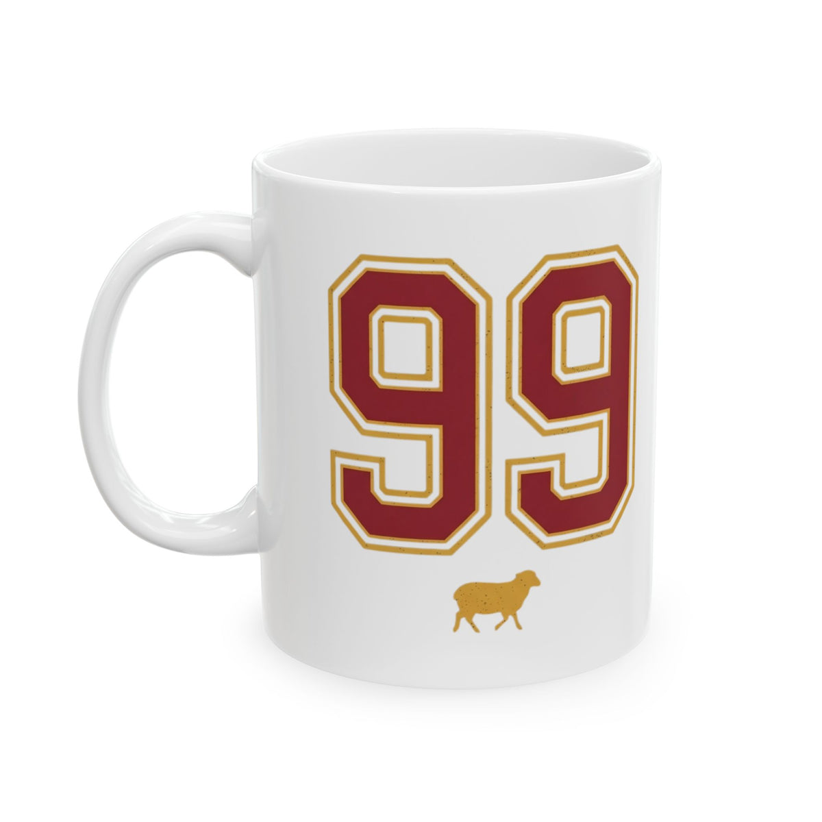 "Good Book Series 99 Unrepentant Sinner" White Ceramic Mug — Graphic
