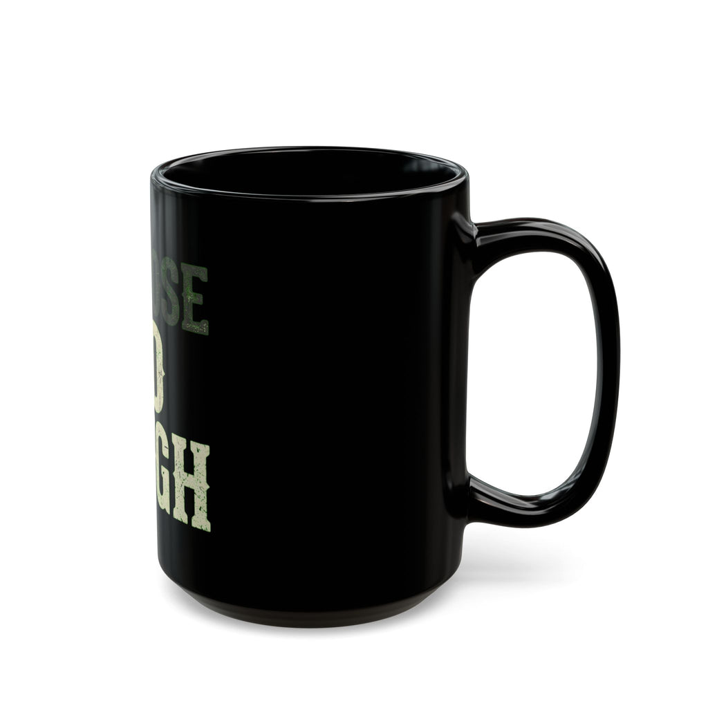 "Choose to Laugh" Black Ceramic Mug