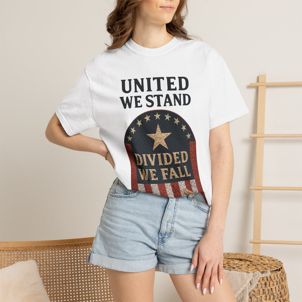 "UNITED WE STAND" Unisex Garment-Dyed T-shirt