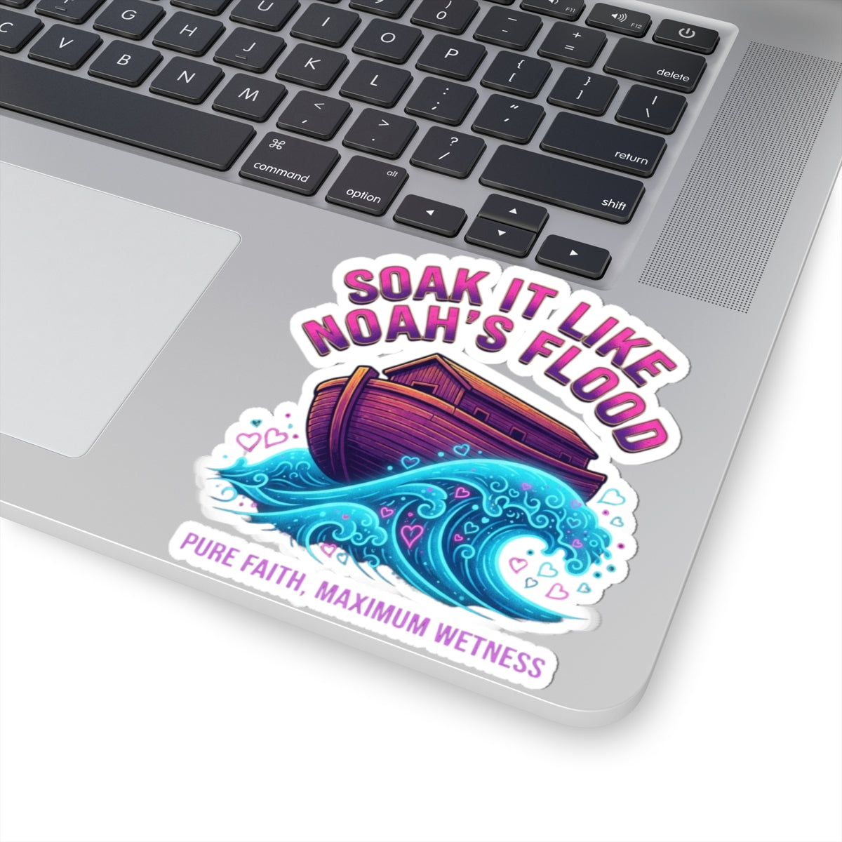 "Good Book Series Soak it Like Noah's Flood" Sticker — Main