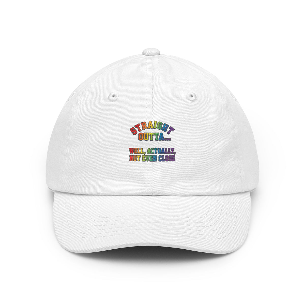 Color: White | Straight Outta Not Even Dad Hat