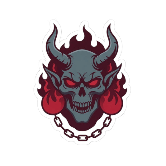 "Damned" Sticker
