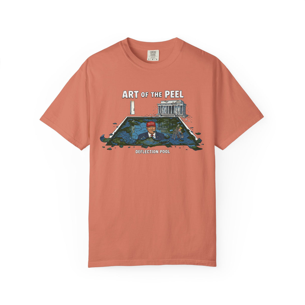 Color: Terracotta | Art of The Peel Unisex Garment-Dyed Tee